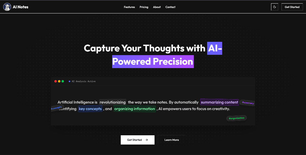 AI-Powered Notes Taker