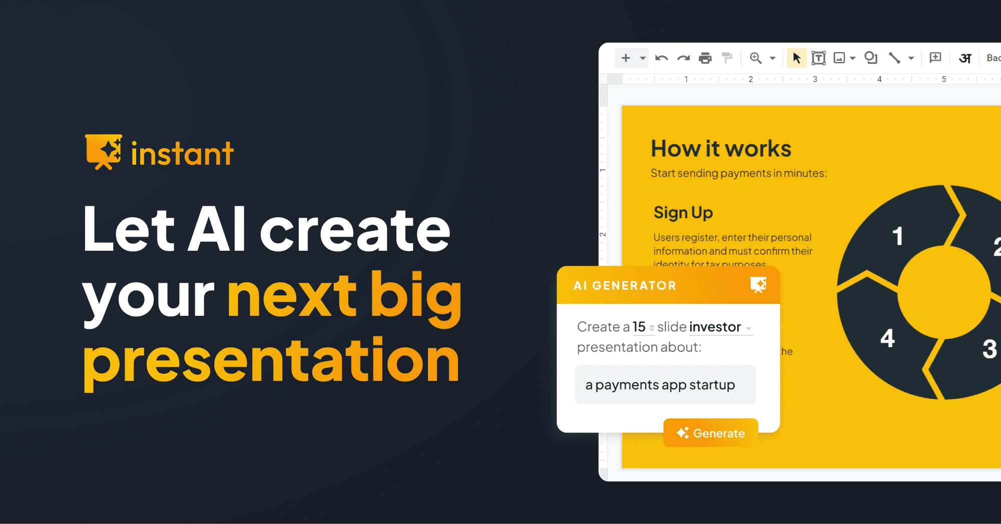 Instant AI for Google Slides