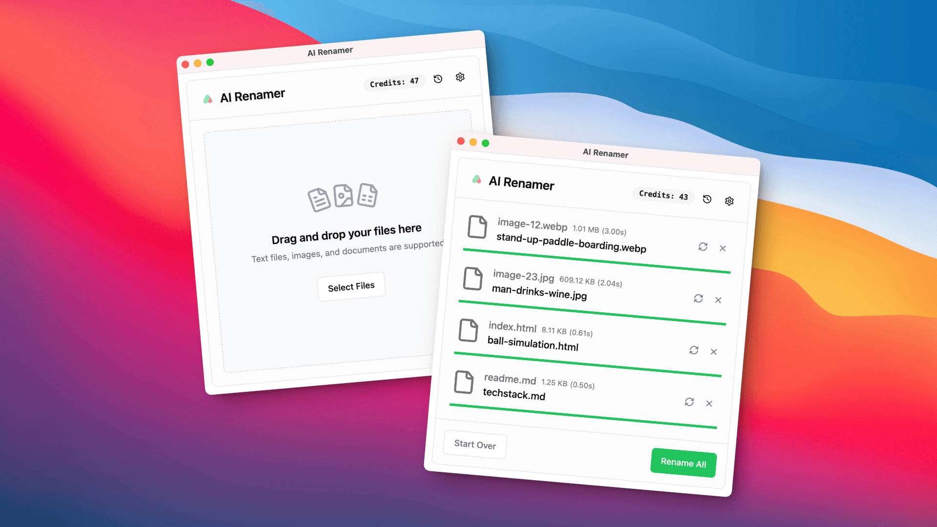 AI Renamer App