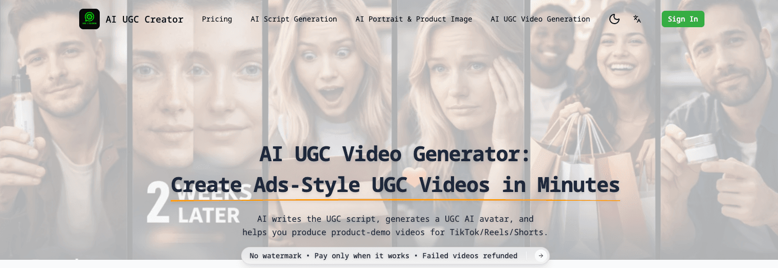 AI UGC Creator