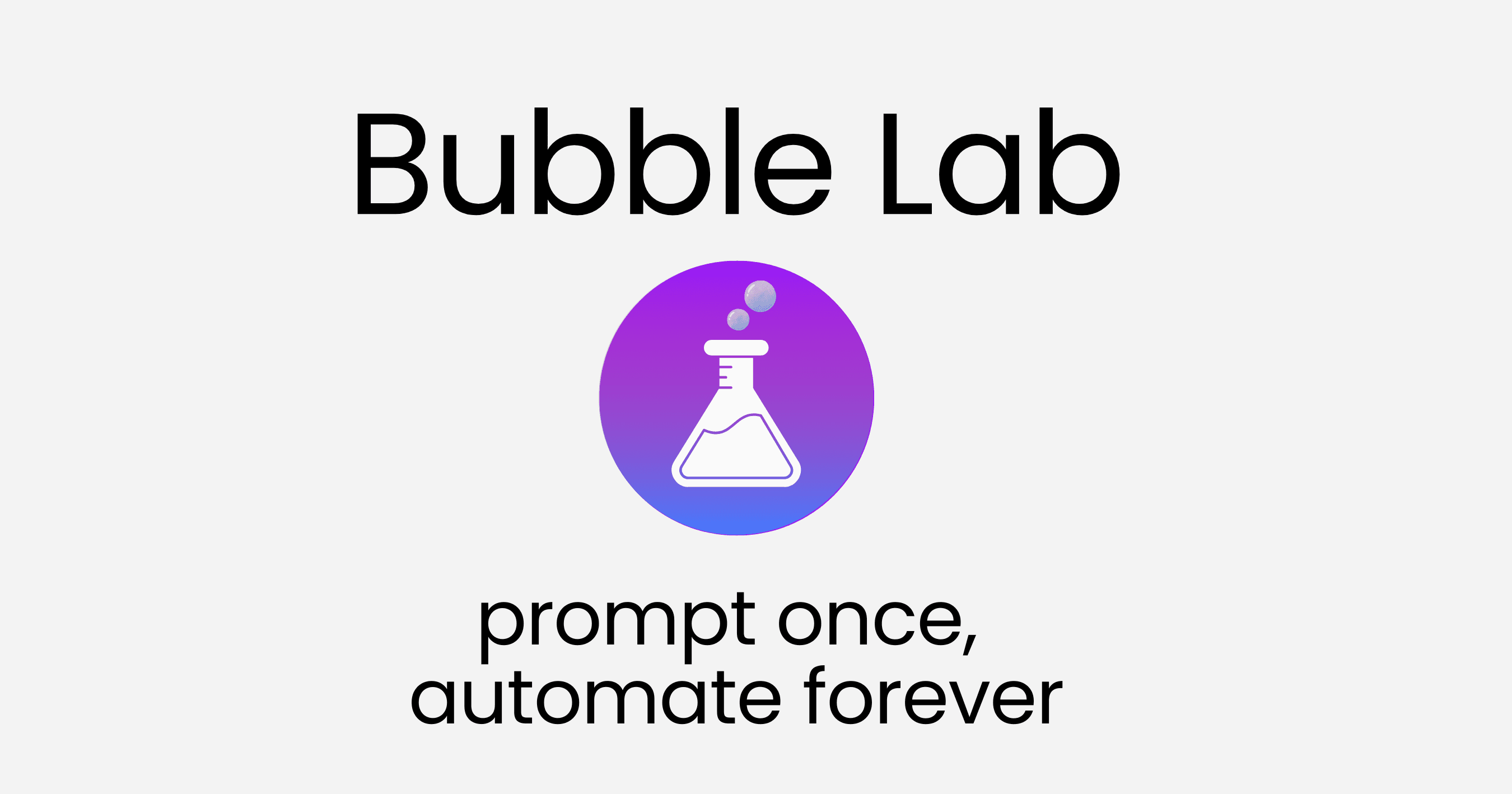 Bubble Lab