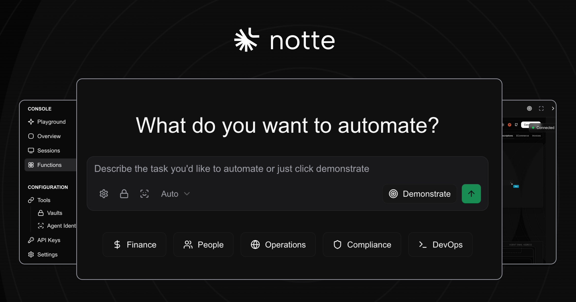 Demonstrate by Notte