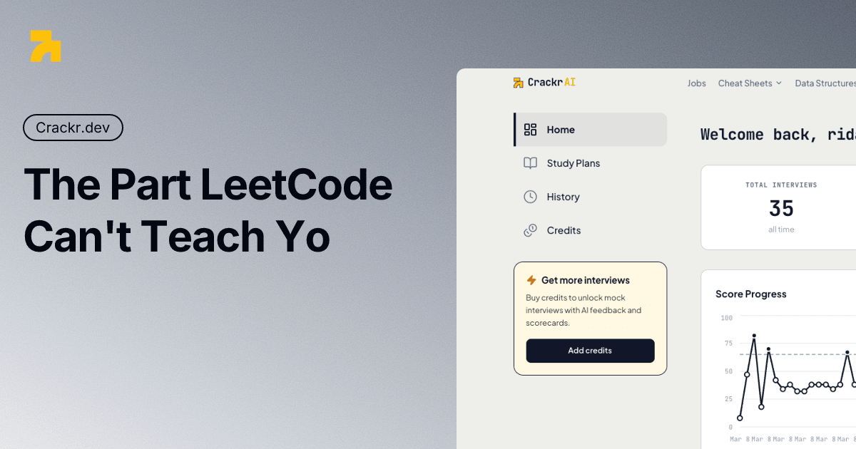 I built an AI-powered technical interview prep tool