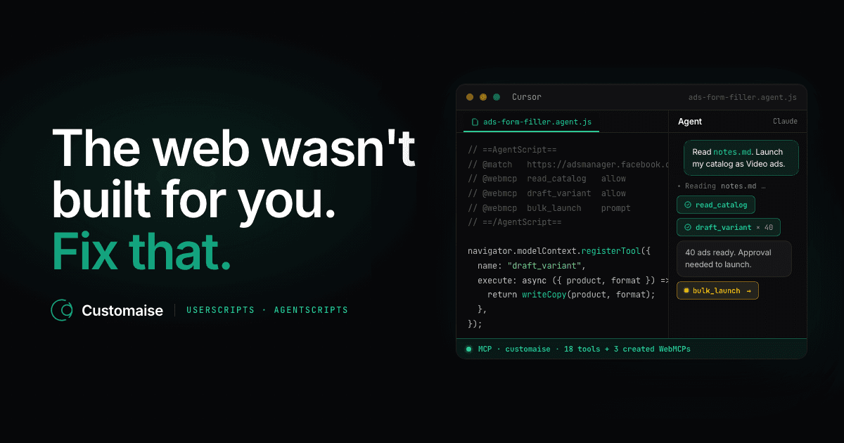 Customaise Analytics