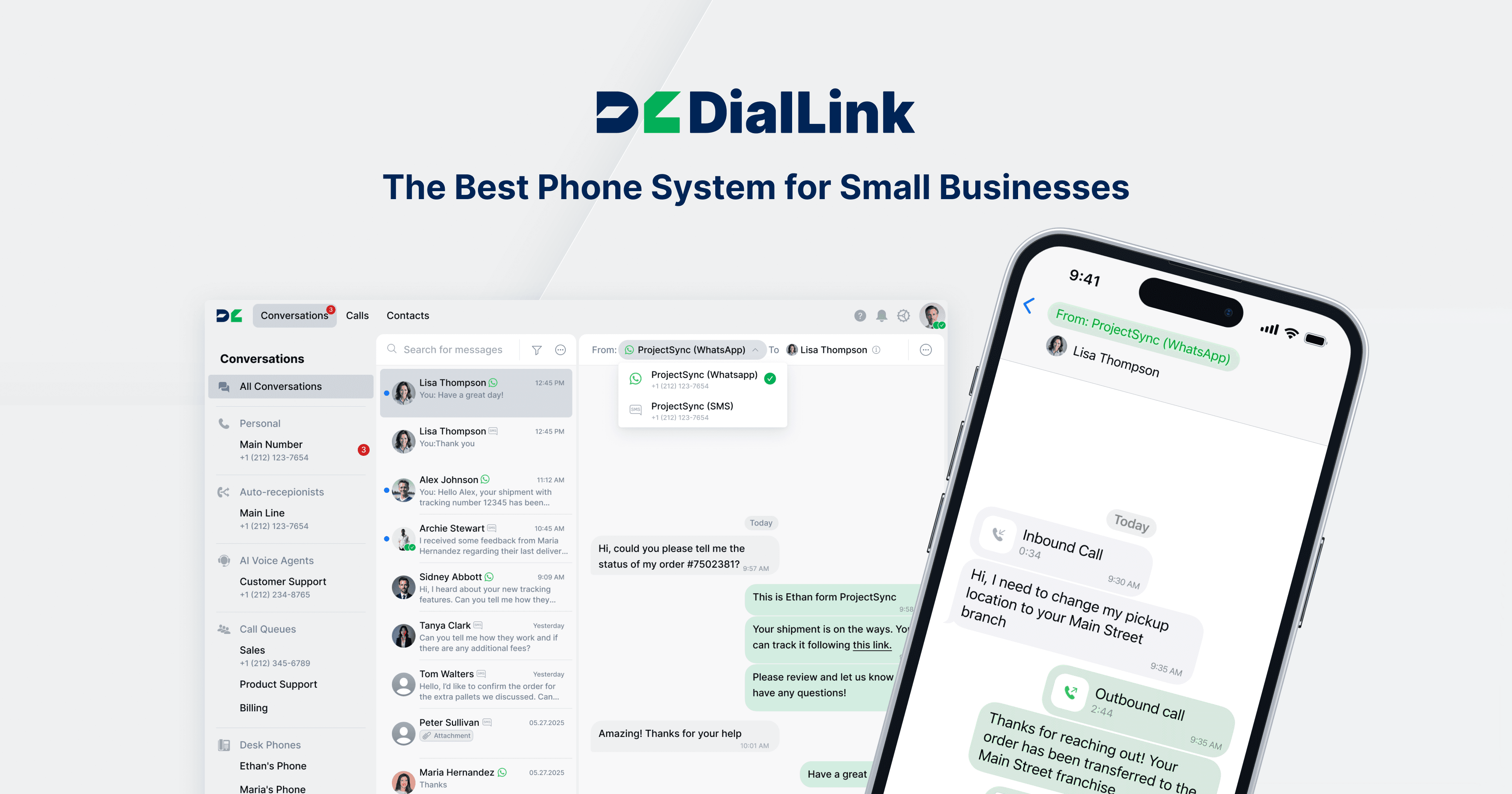 DialLink's AI Voice Agents