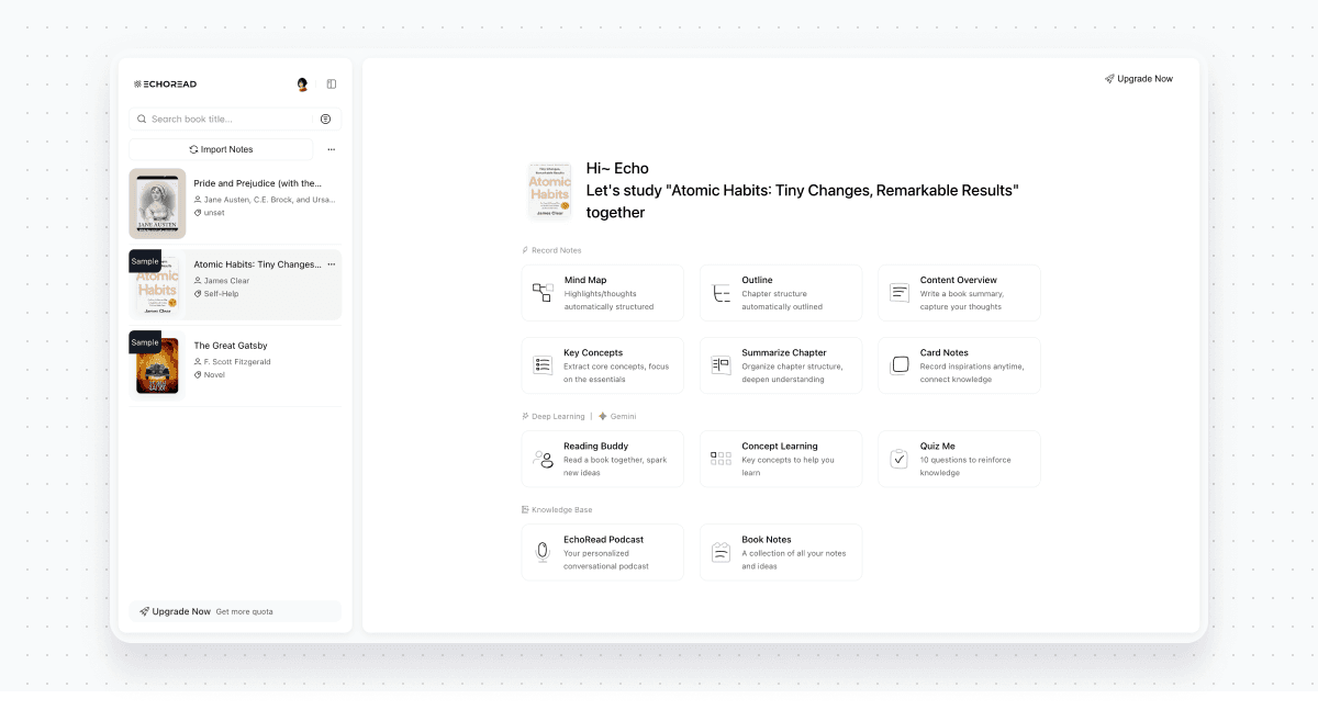 EchoRead: AI Reading Notes