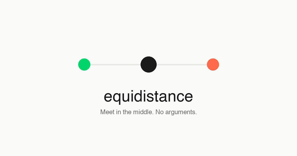 Equidistance