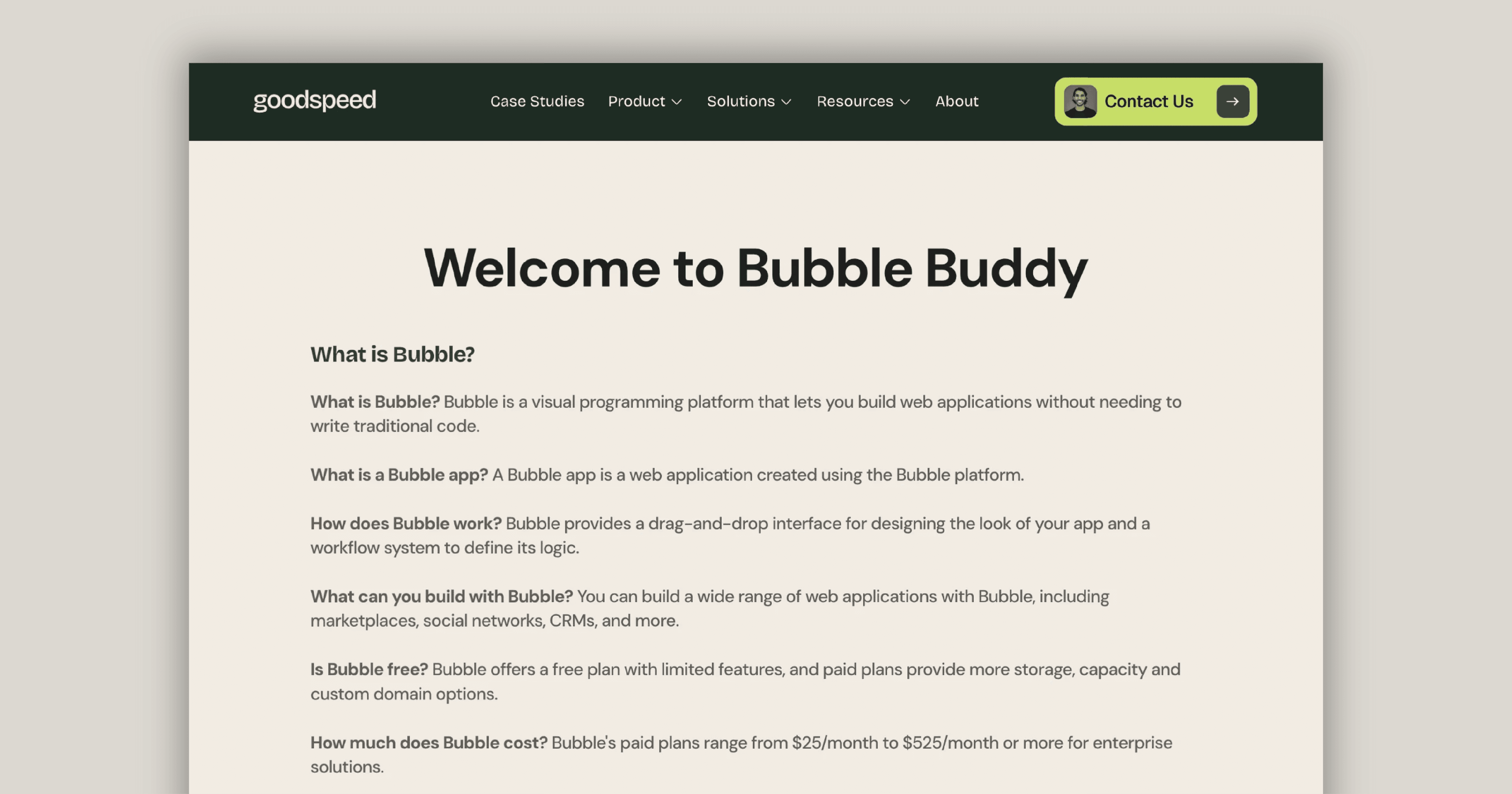 Bubble Buddy