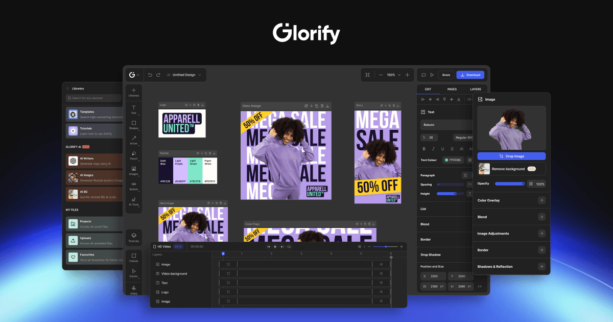 Glorify 3 0 Design Tool Powered By Ai