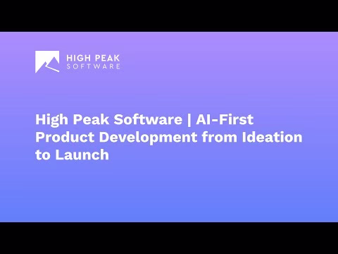 High Peak Software