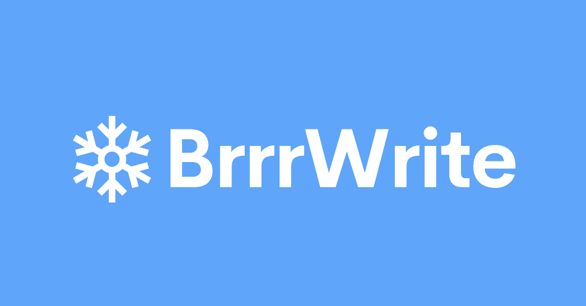 BrrrWrite
