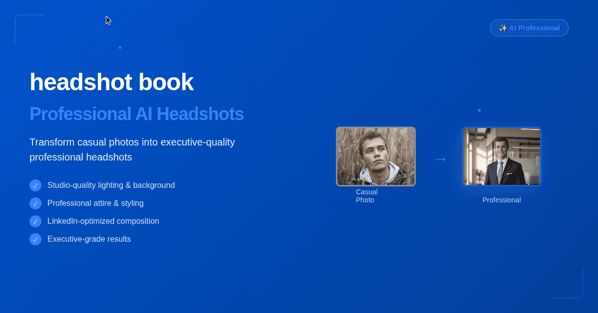 HeadshotBook - AI Headshot Generator