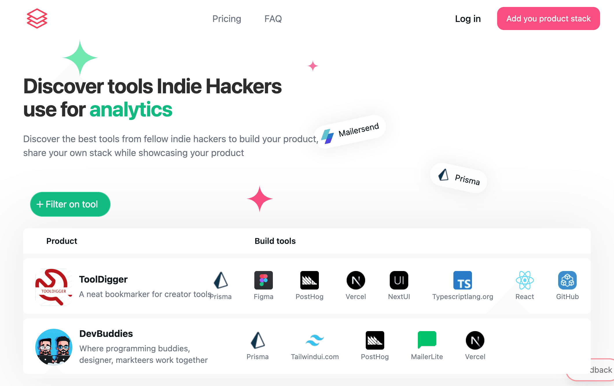 Indie Hacker Stacks