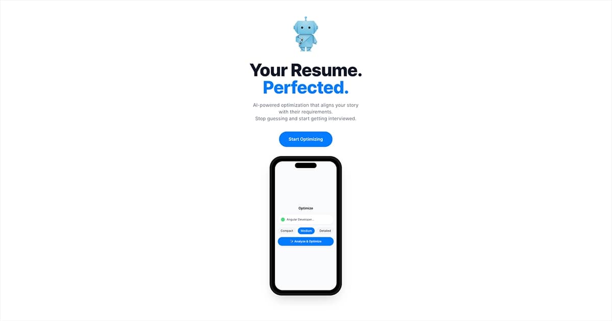 Free AI resume tailor I built after a recent layoff (300+ users so far)