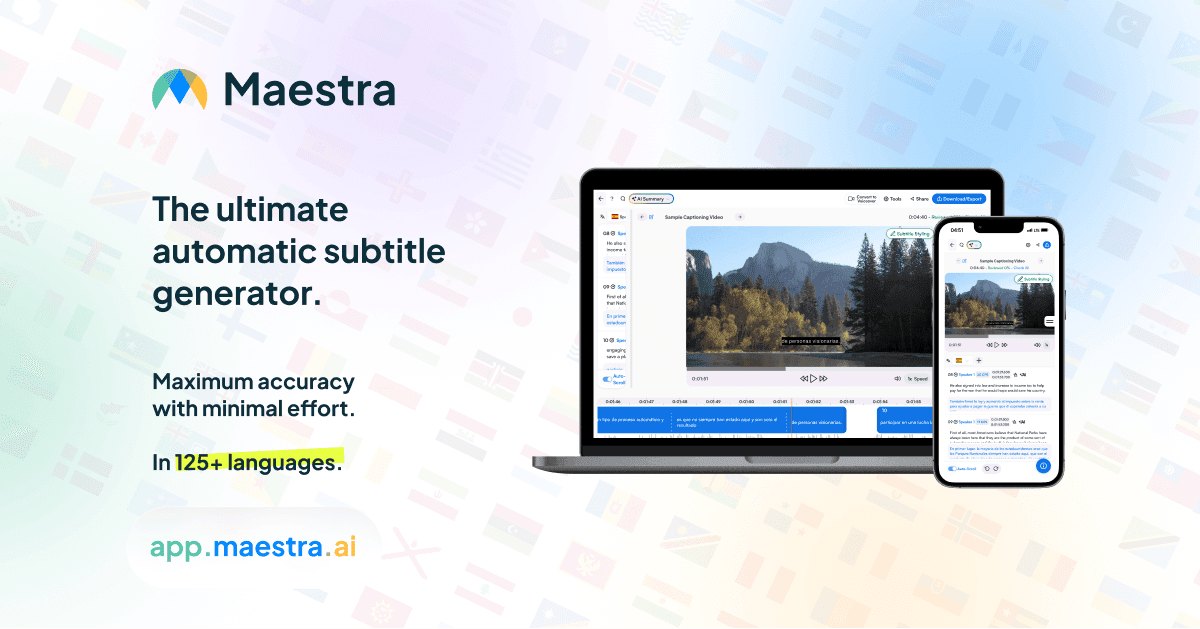 AI Subtitle Generator - Maestra
