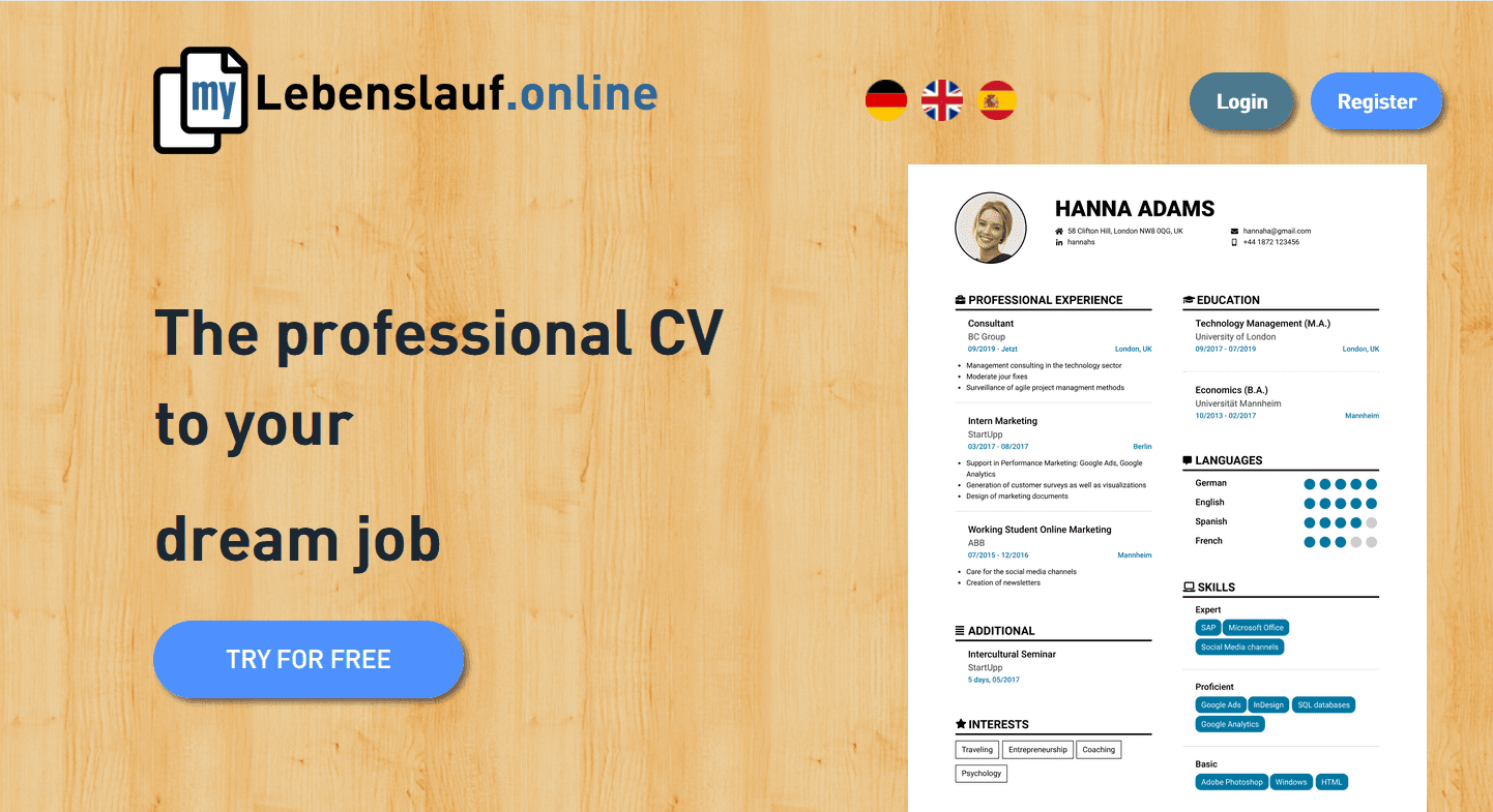my-awesome-cv.com