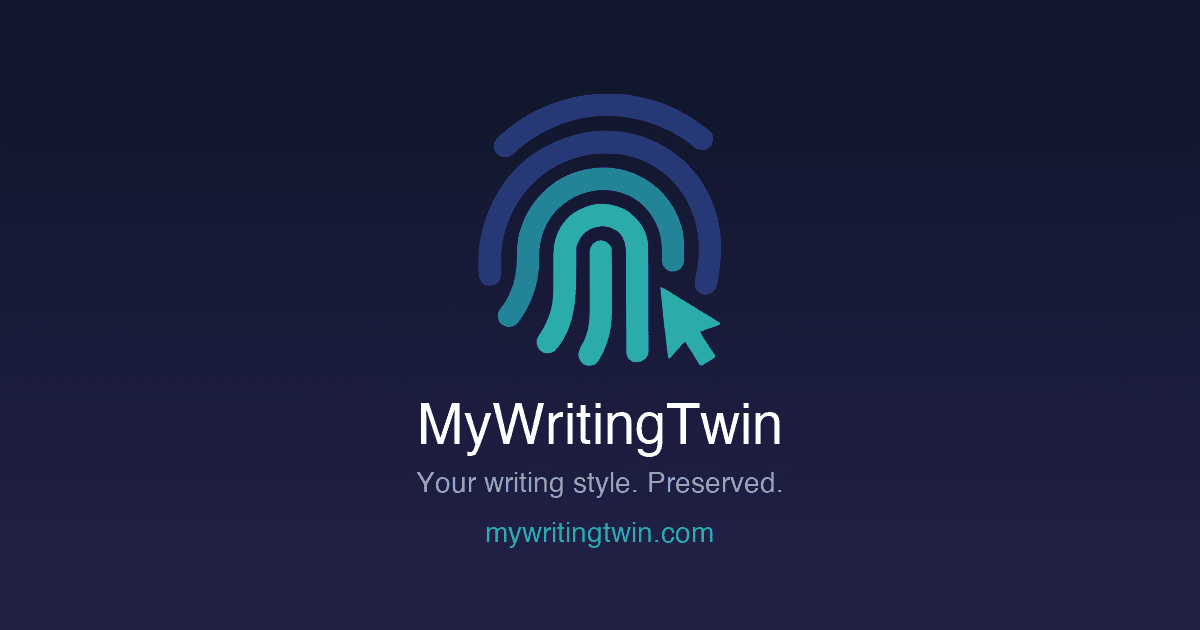 My Writing Twin