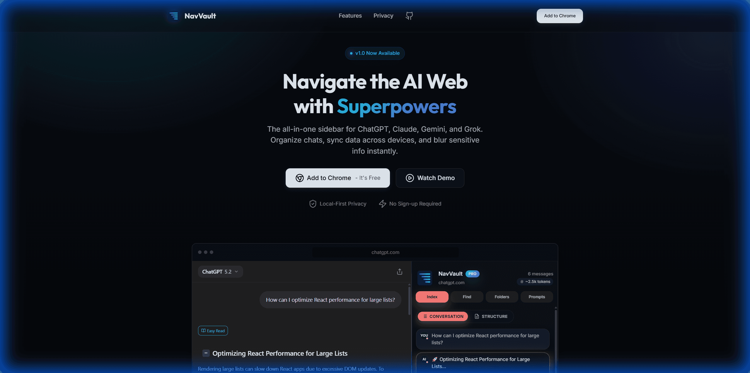 NavVault