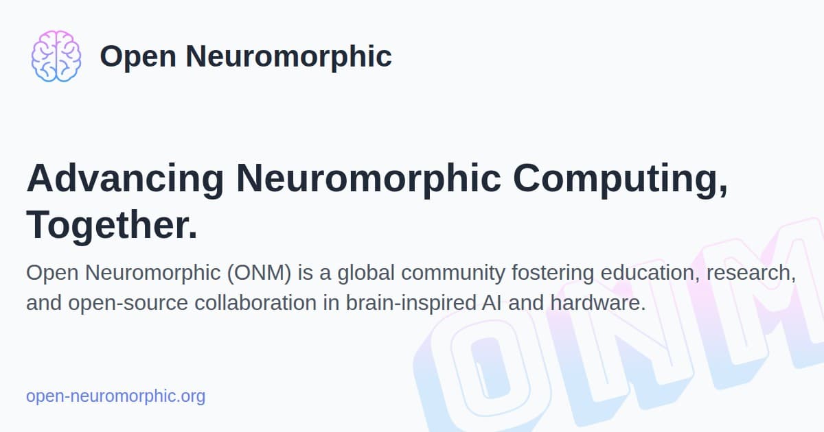 Open Neuromorphic