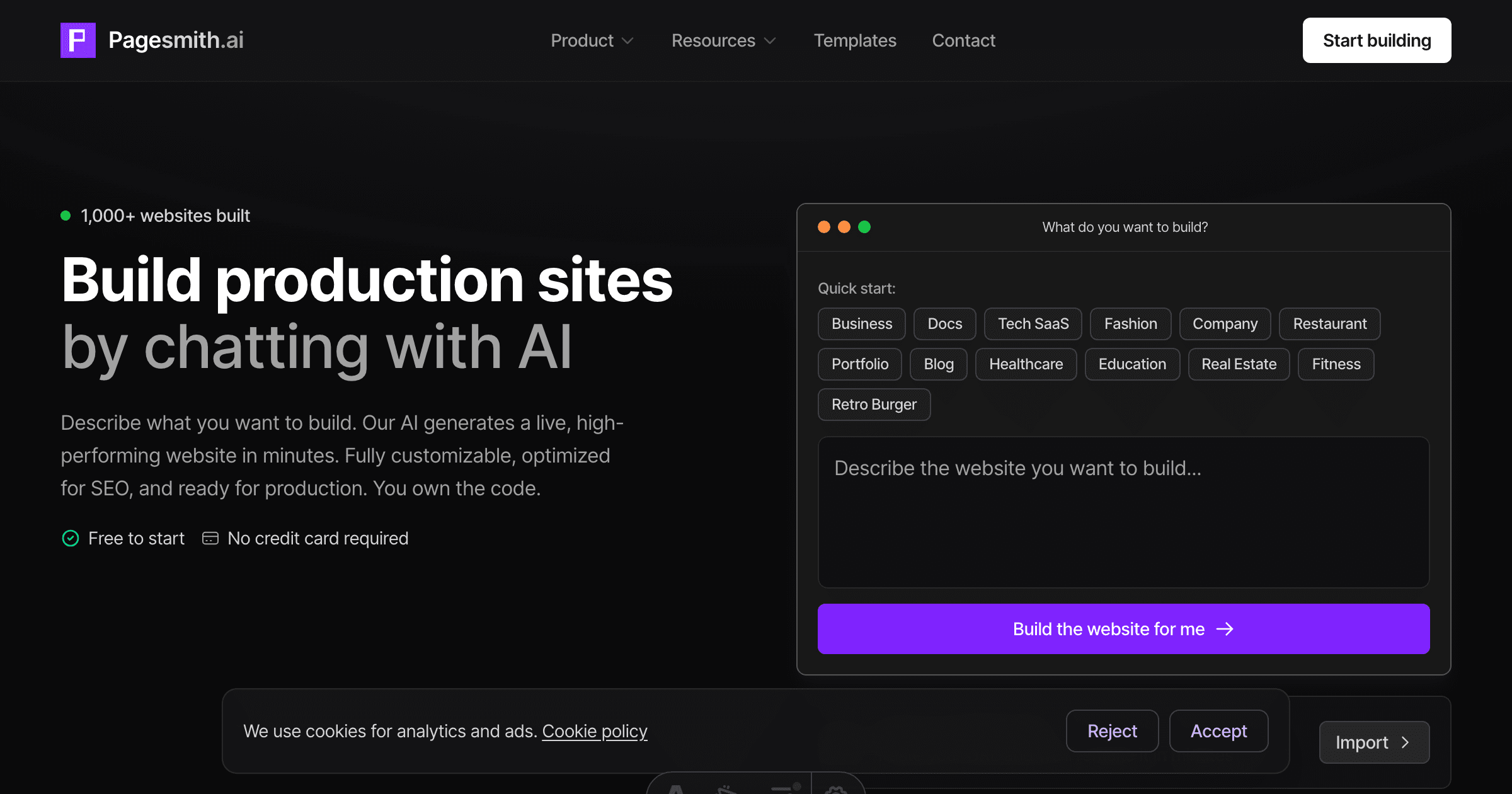 Pagesmith.ai v1.1
