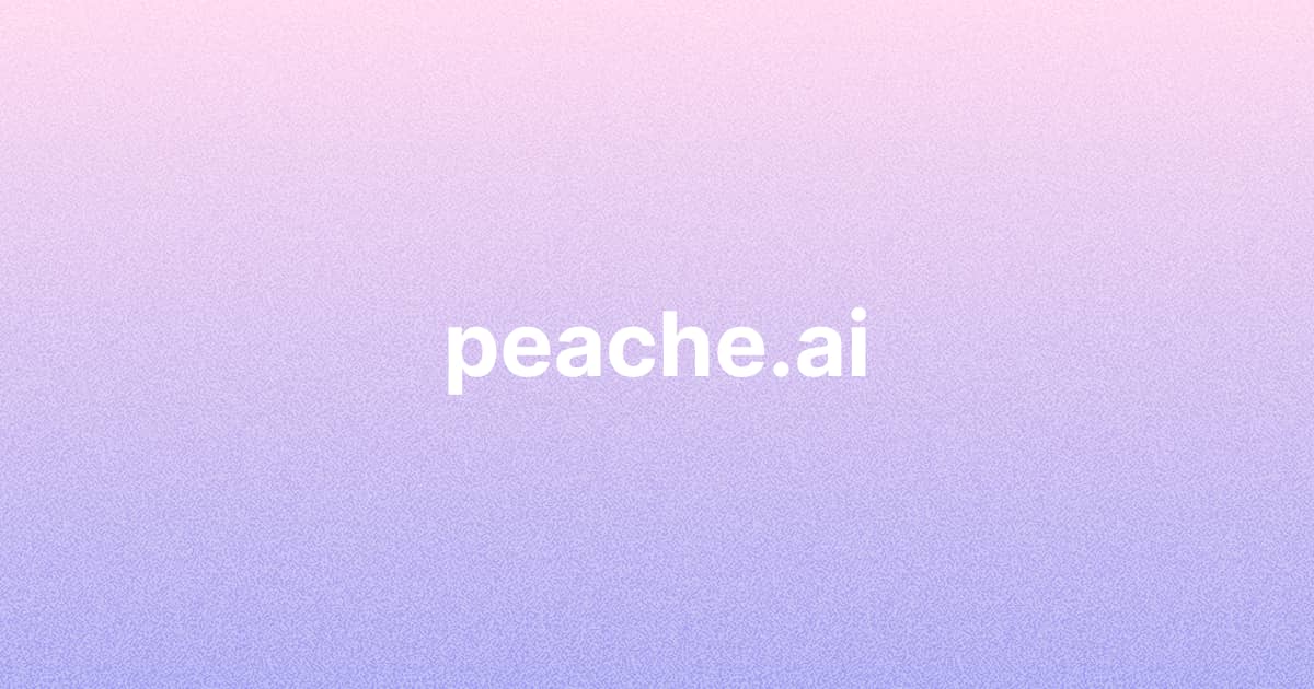 Peache.ai