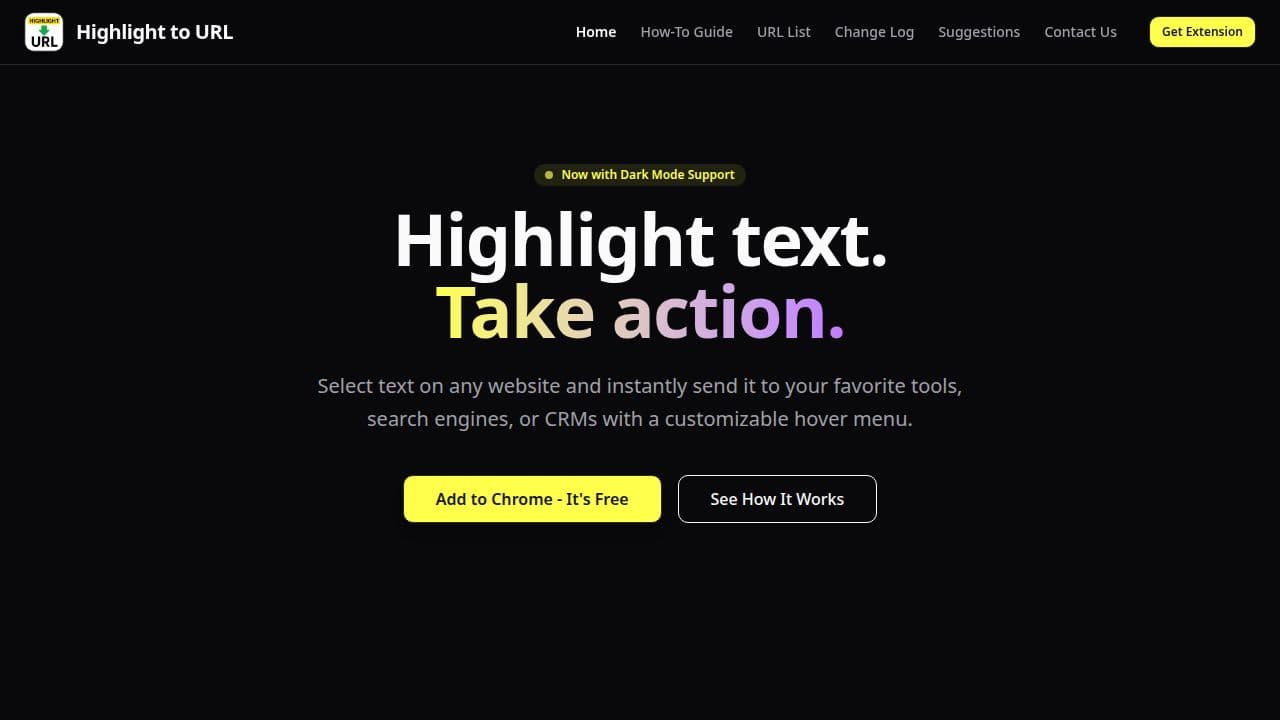 Highlight to URL