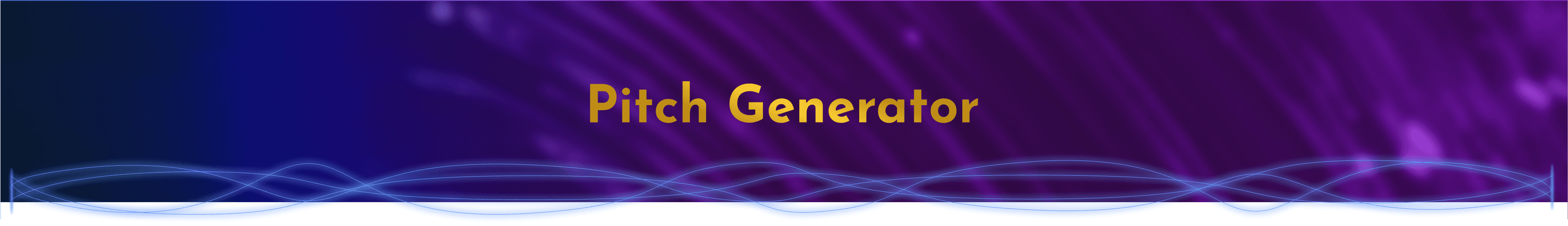 Startup Pitch Generator