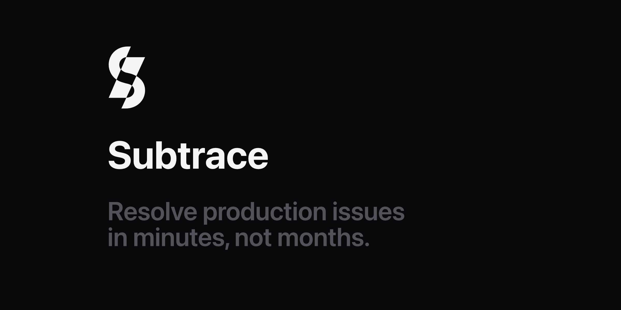 Subtrace