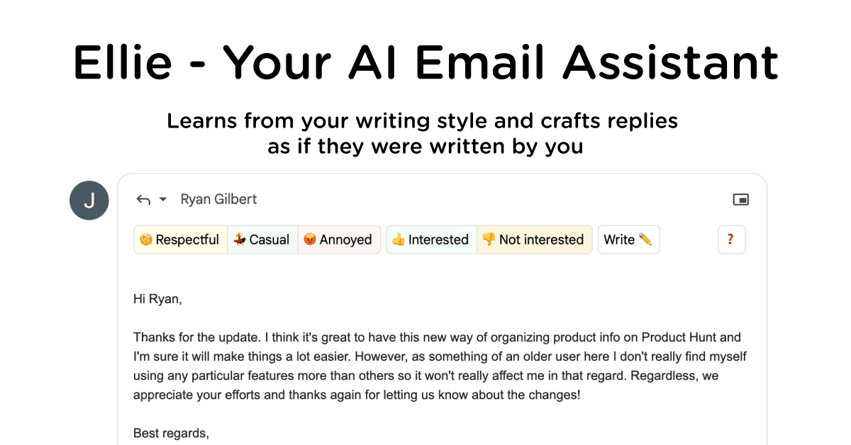 Ellie - Your AI Email Assistant