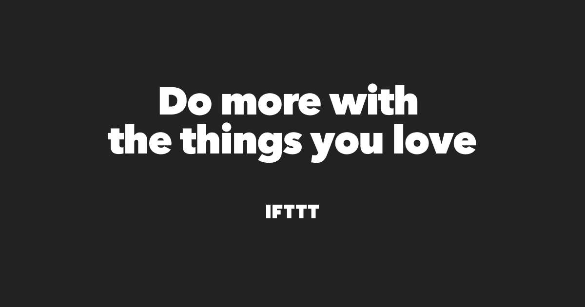 IFTTT