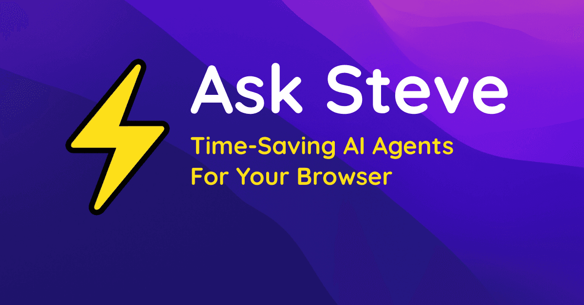 Ask Steve v4.1.1