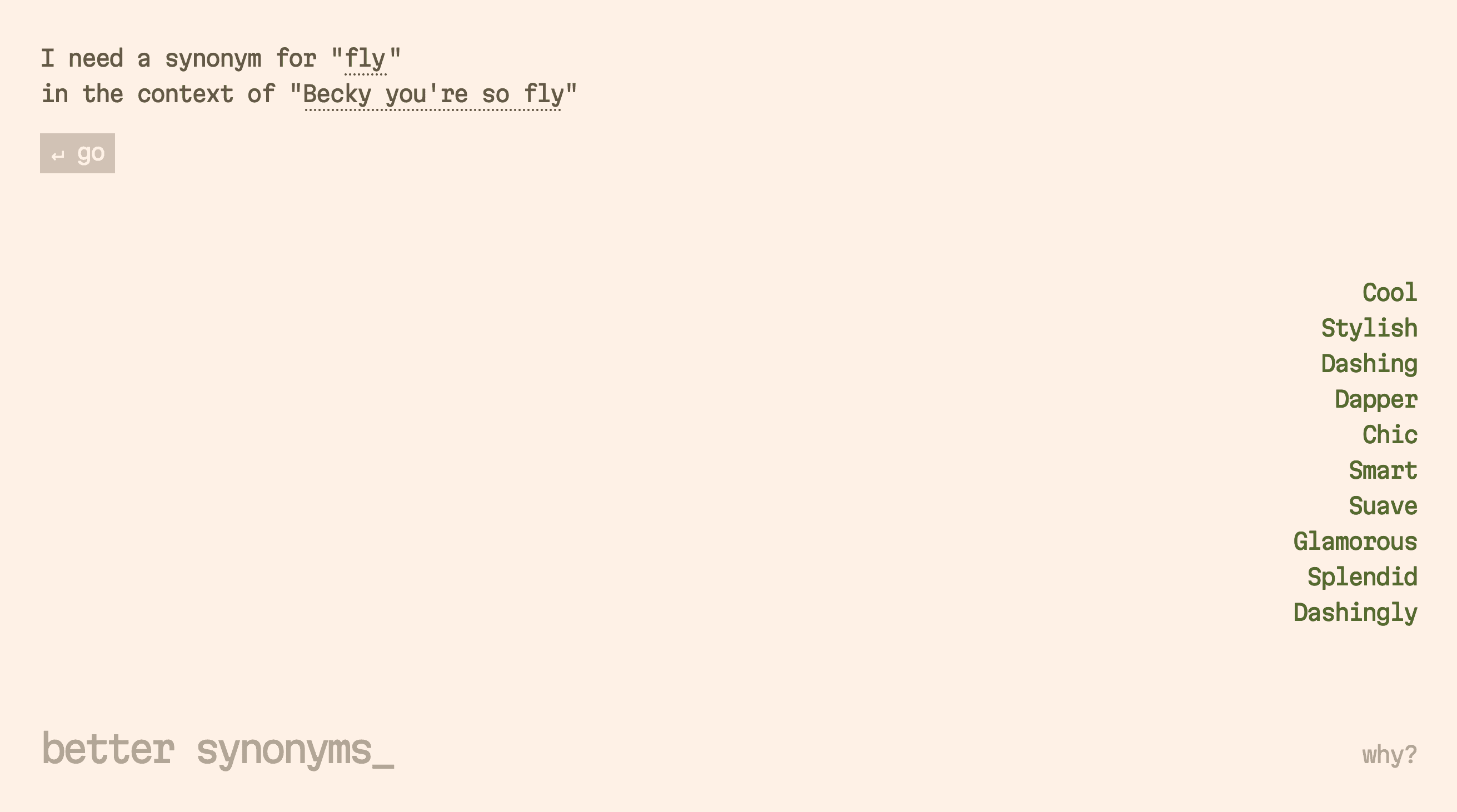 Better Synonyms