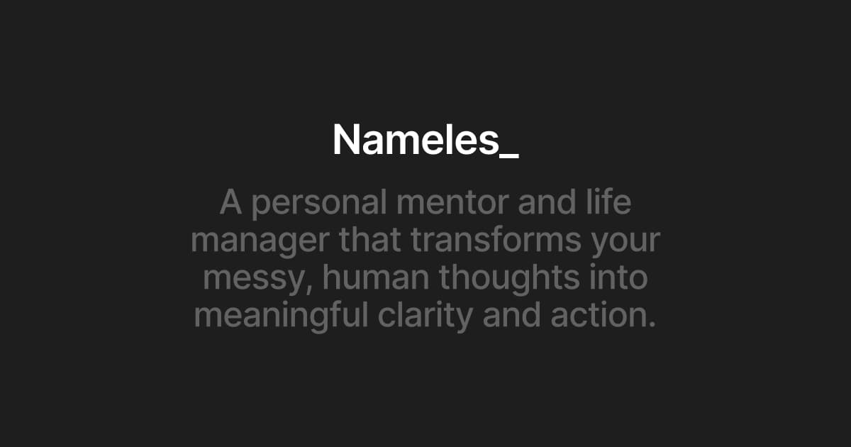Nameles.app