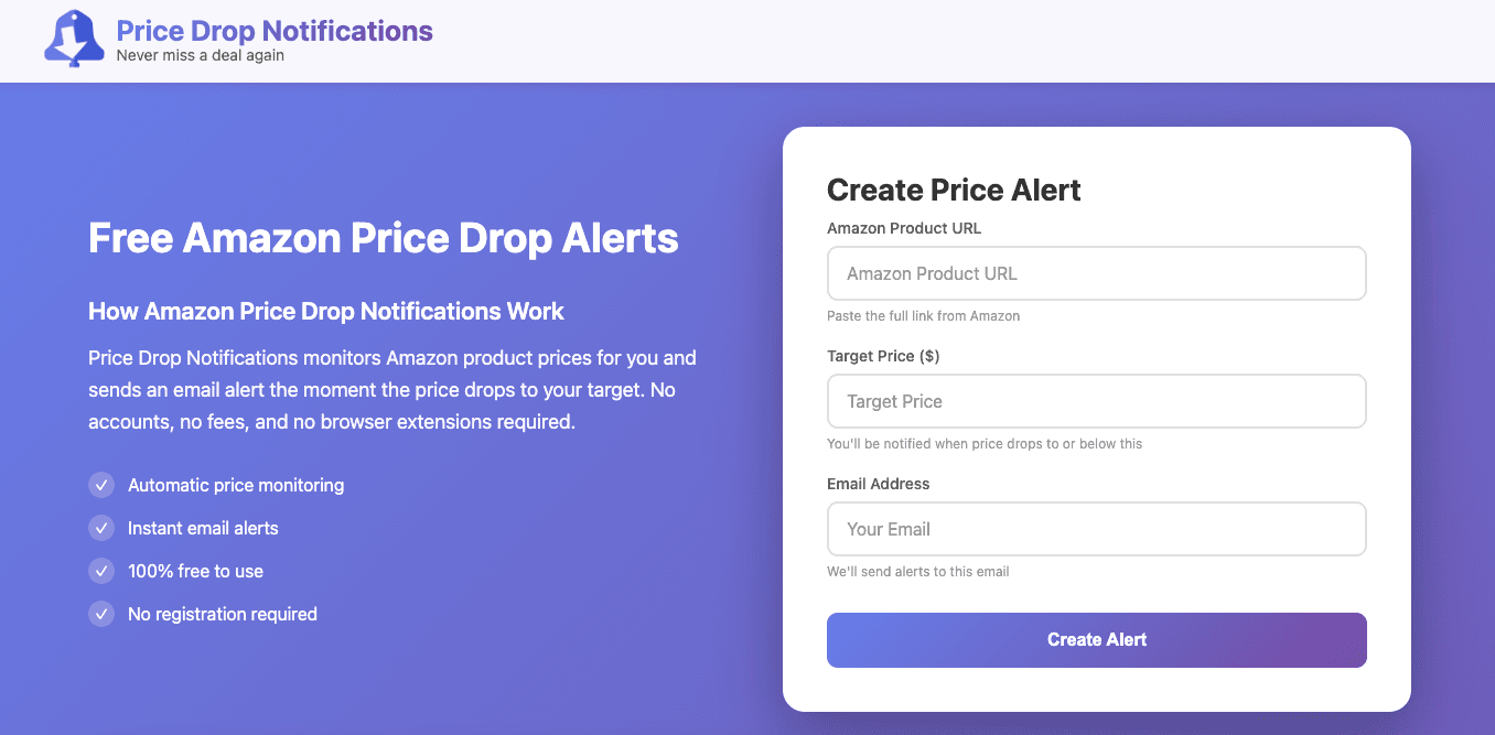 Price Drop Notifications