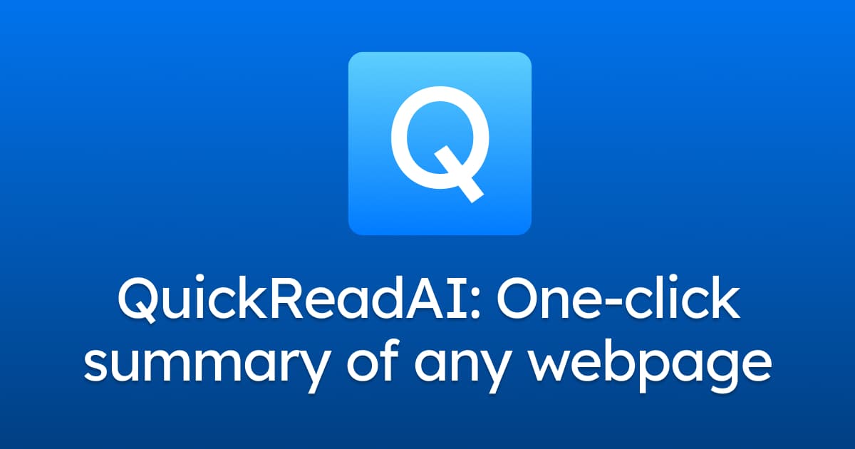 QuickReadAI