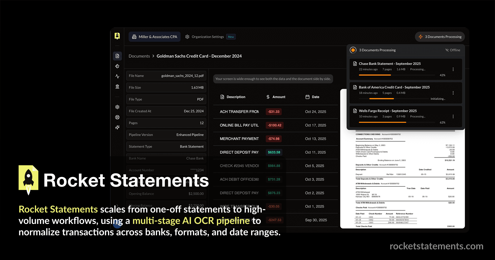 Rocket Statements