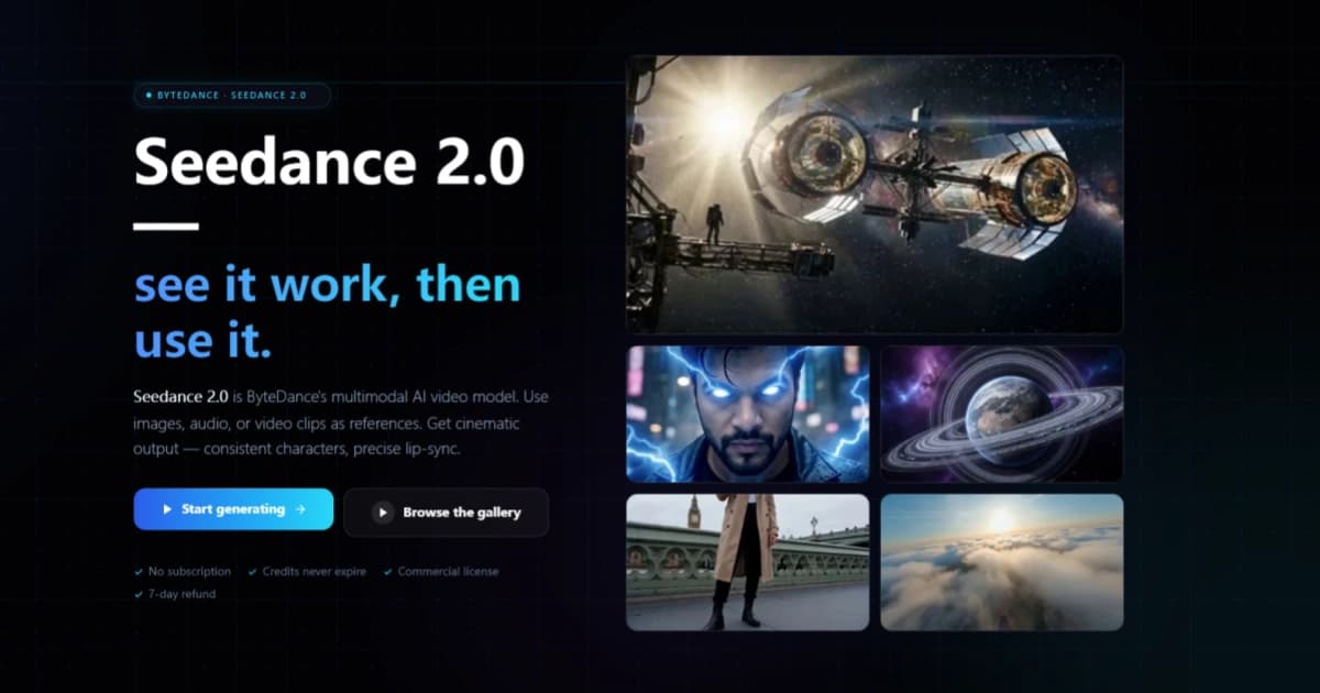 Seedance 2.0 Pro