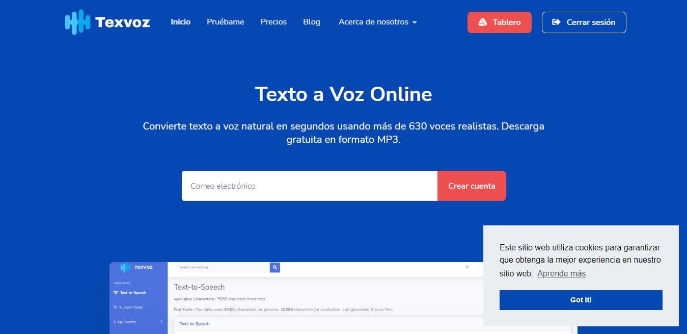 Generador de voz